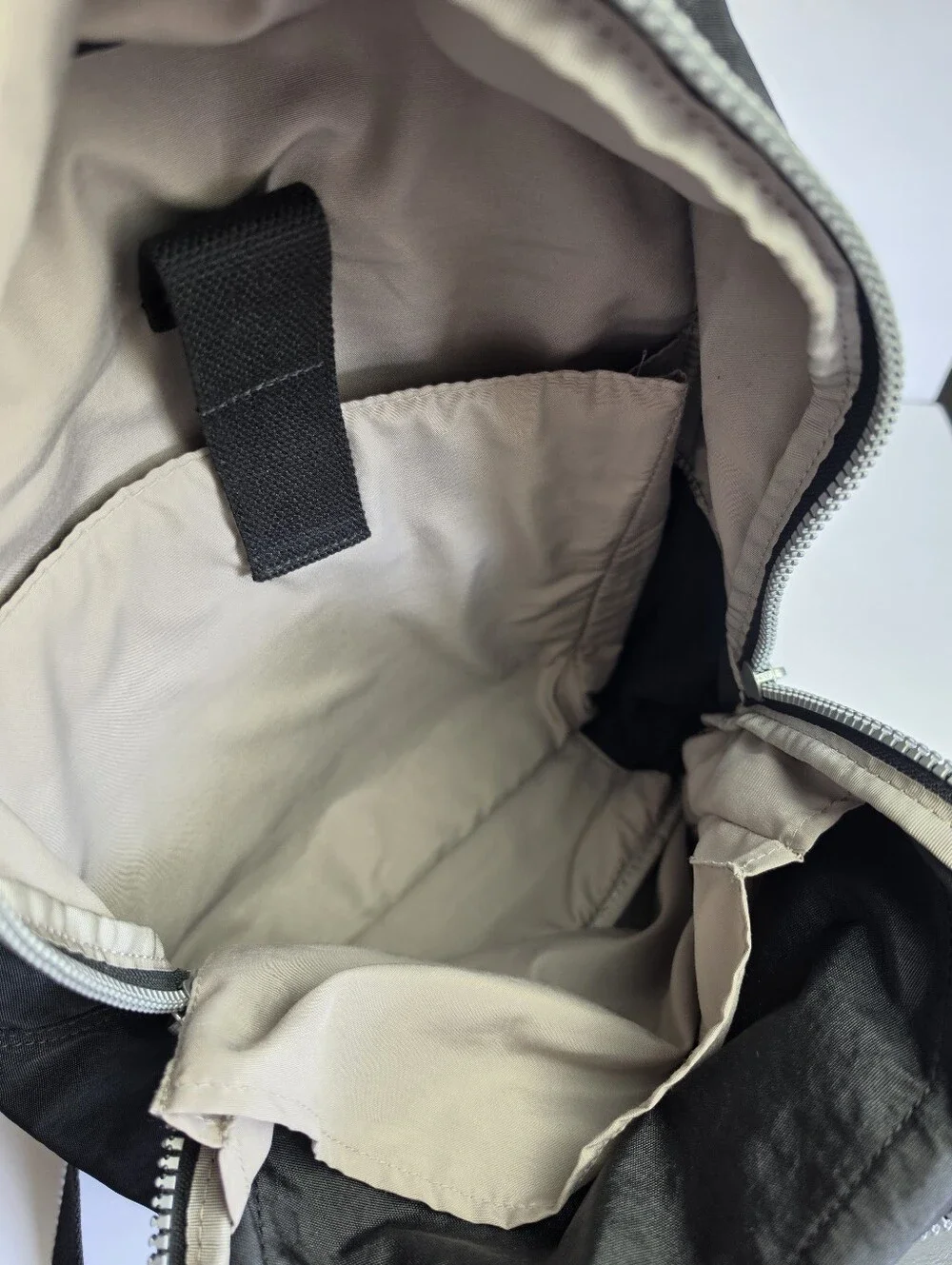 Kipling Black Nylon Synthetic Live Light Backpack Holds Laptop / Note Book